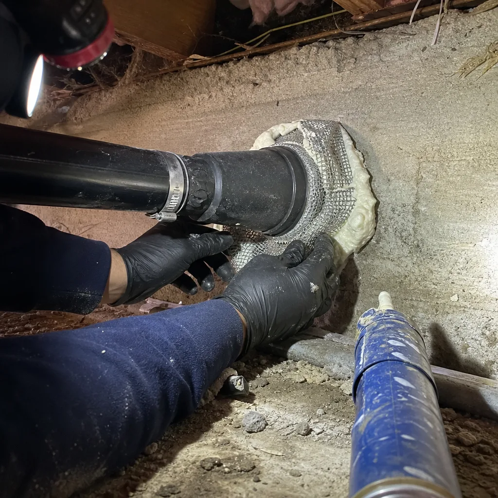 Attic Cleaning & Rodent Proofing in Stanton
