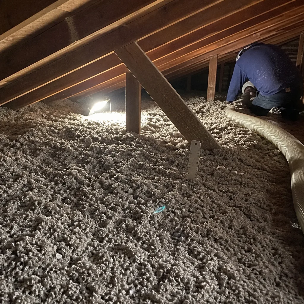 Blown-In Insulation in Stanton